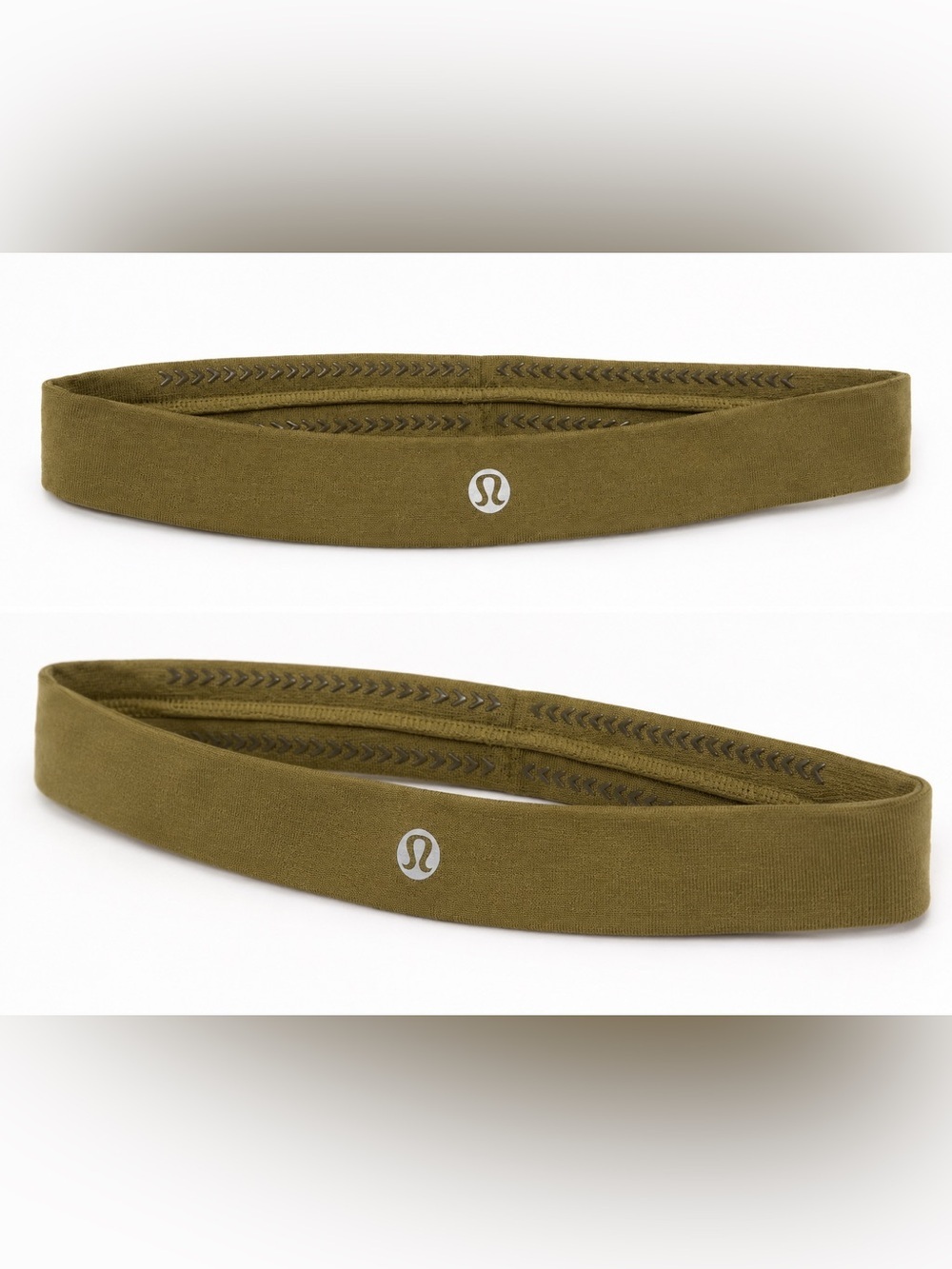 Lululemon Olive Green Skinny Headband | Yoga Running Workout Athletic 1pc only